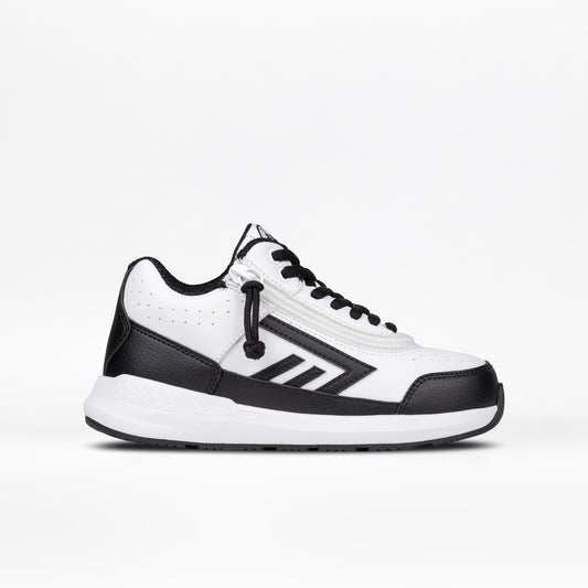 White/Black BILLY Goat Hoop AFO-Friendly Shoes