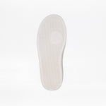 The white sole of the Pink Glitz BILLY Classic Lace High by BILLY Footwear has a herringbone tread and a circular arrow logo, shown from below on a plain white background.