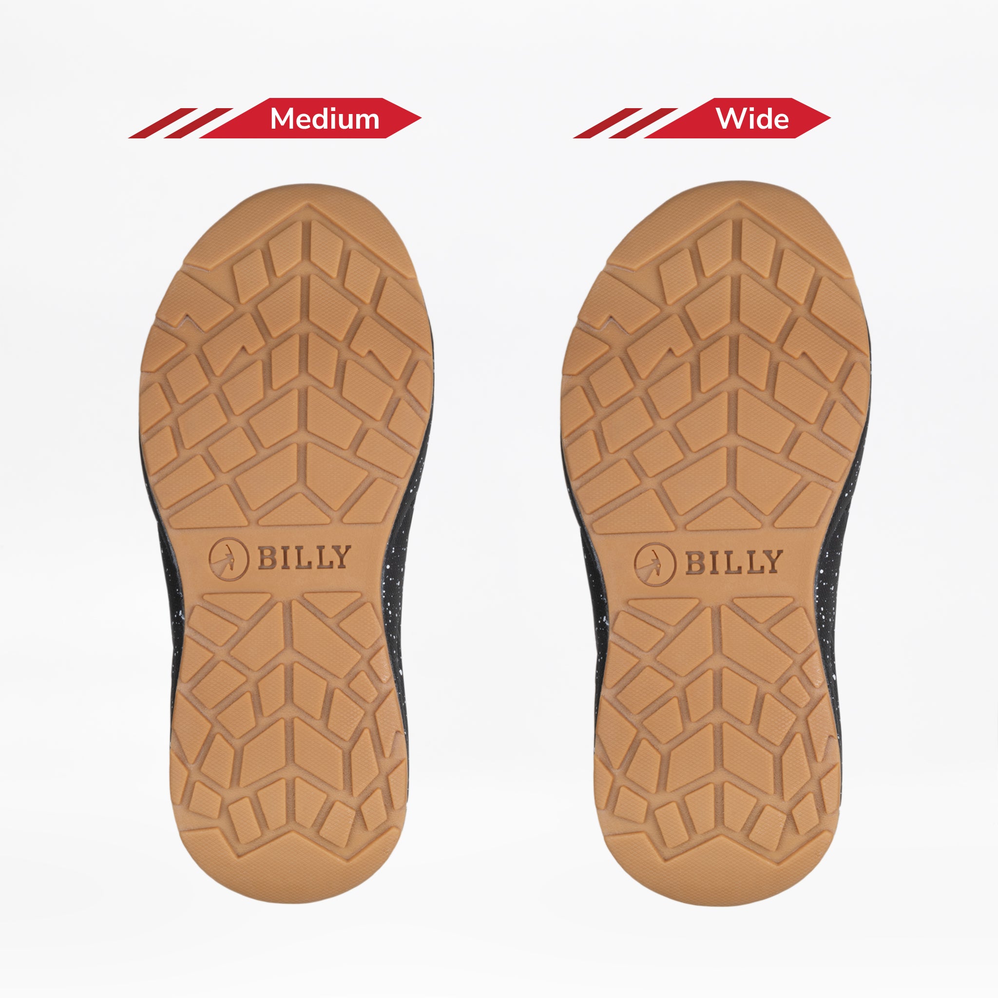 Black/Black/Gum BILLY Sport Inclusion DZ1 – BILLY Footwear