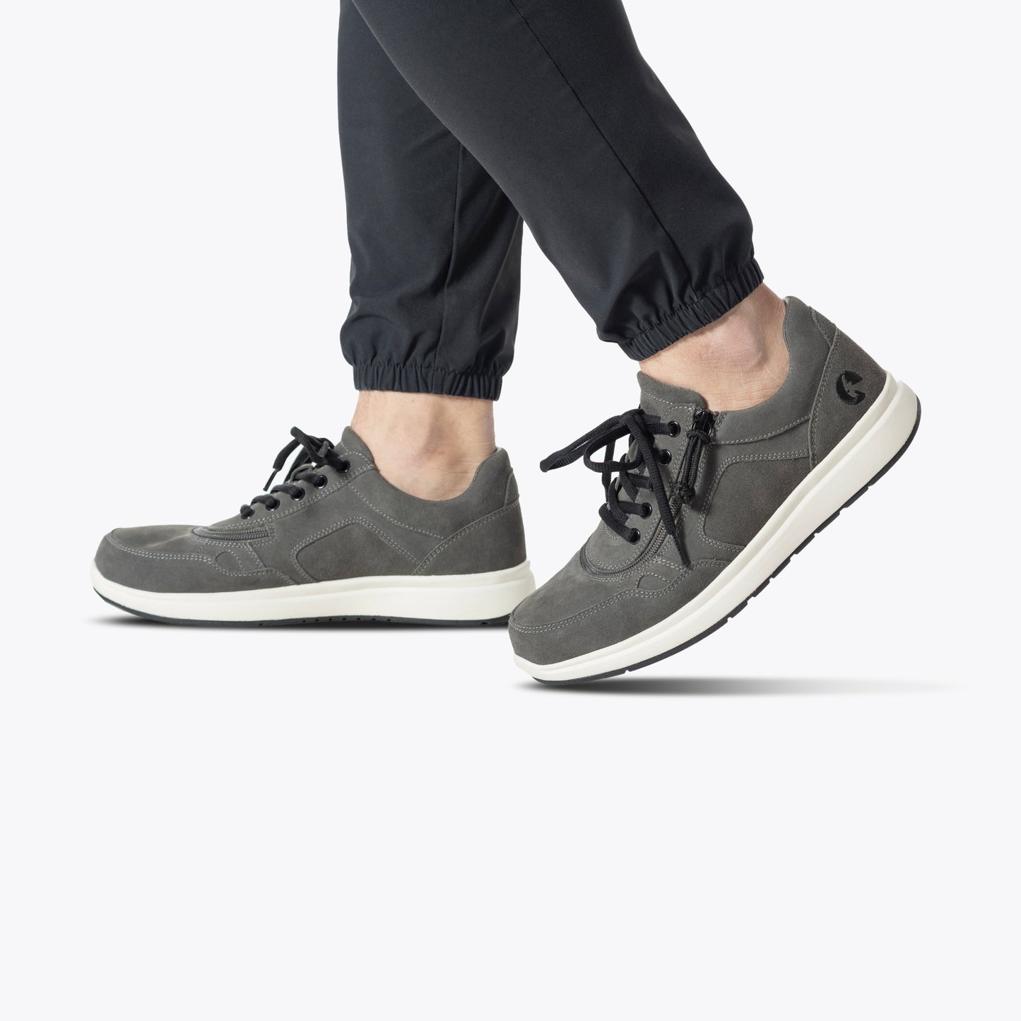 Men's Grey Suede BILLY Comfort Jogger