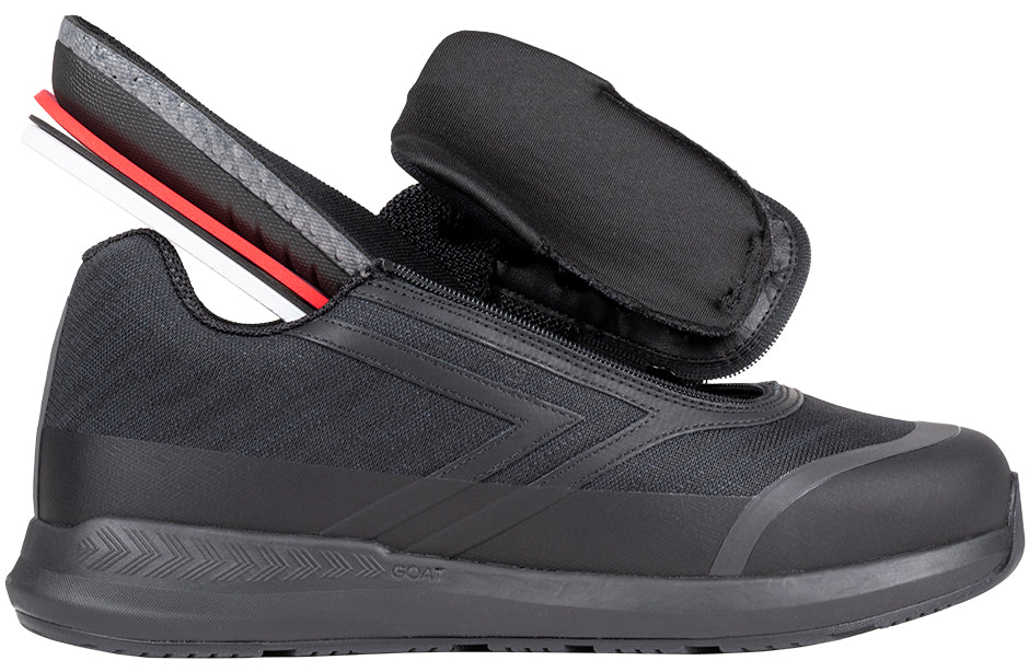 Men's Black to the Floor BILLY Goat AFO-Friendly Shoes