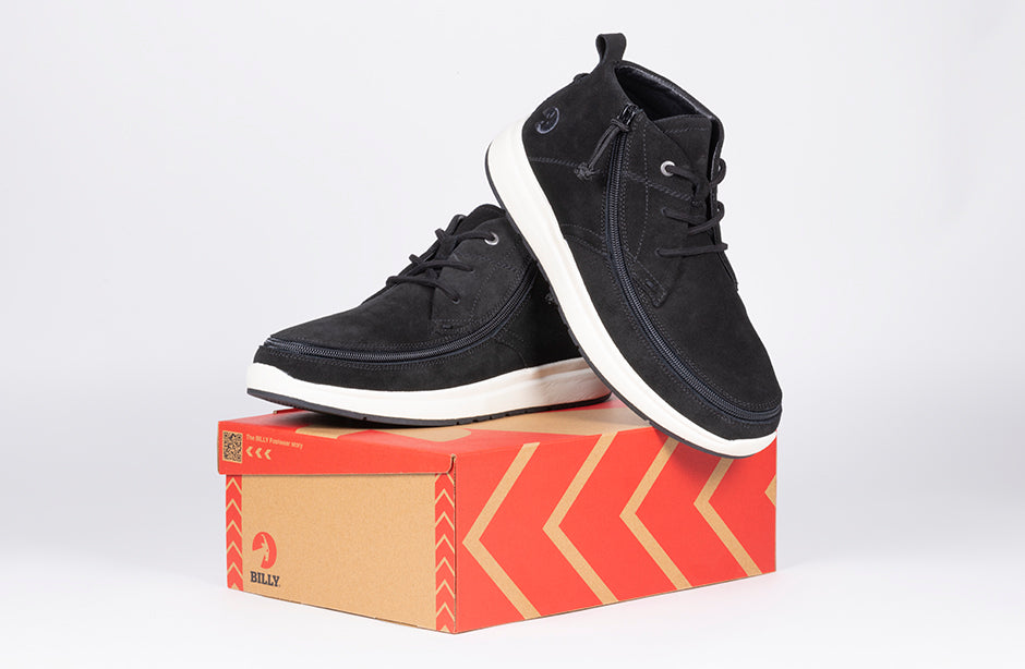 Men's Black Suede BILLY Comfort Chukkas