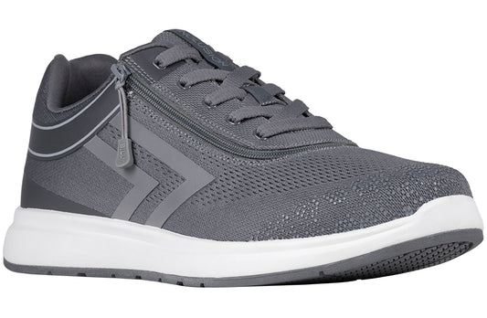 Men's Charcoal BILLY Comfort Inclusion Athletic Sneakers (Extra-Wide only)
