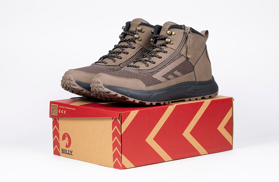 Men's Taupe BILLY Inclusion Trail Boots