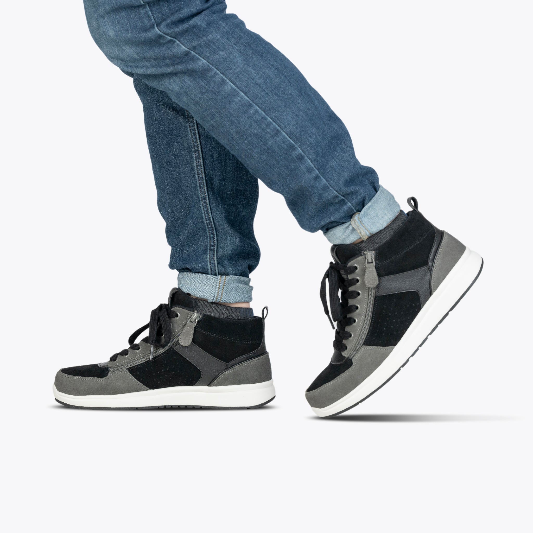 Men's Black/Charcoal/Black BILLY Comfort DZ High – BILLY Footwear