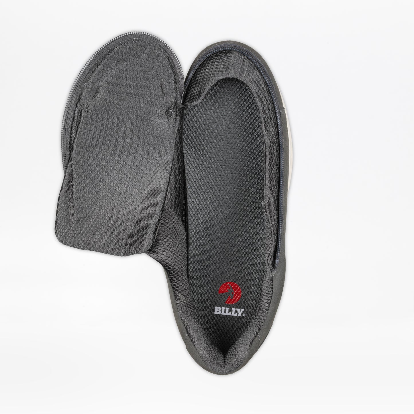 Men's Charcoal Suede BILLY Comfort Plush