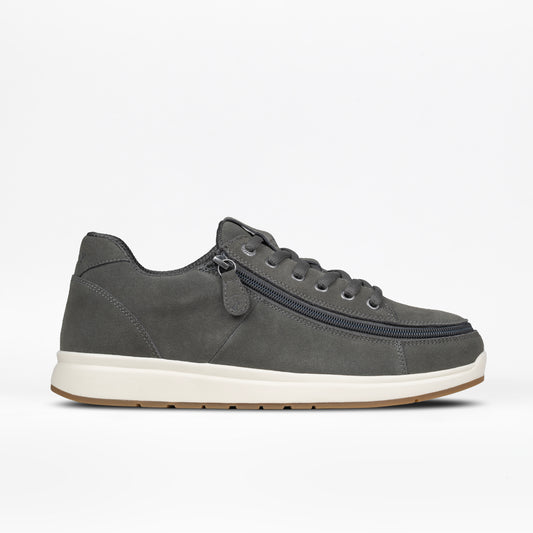 Men's Charcoal Suede BILLY Comfort Plush