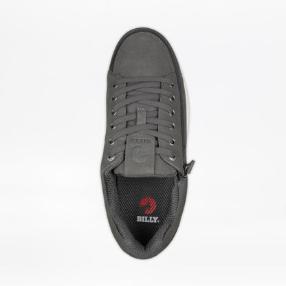 Men's Charcoal Suede BILLY Comfort Plush