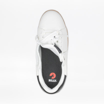 Men's White Leather BILLY Comfort Luxe
