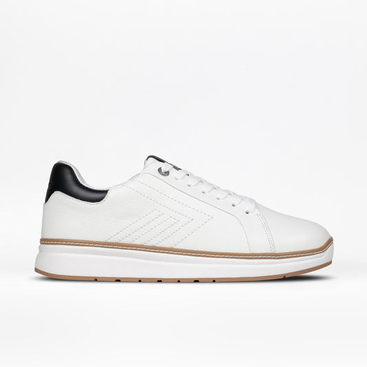 Men's White Leather BILLY Comfort Luxe