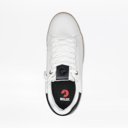 Men's White Leather BILLY Comfort Luxe