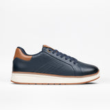 Men's Navy Leather BILLY Comfort Luxe