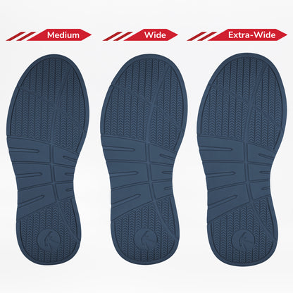 Men's White/Navy BILLY Comfort Court