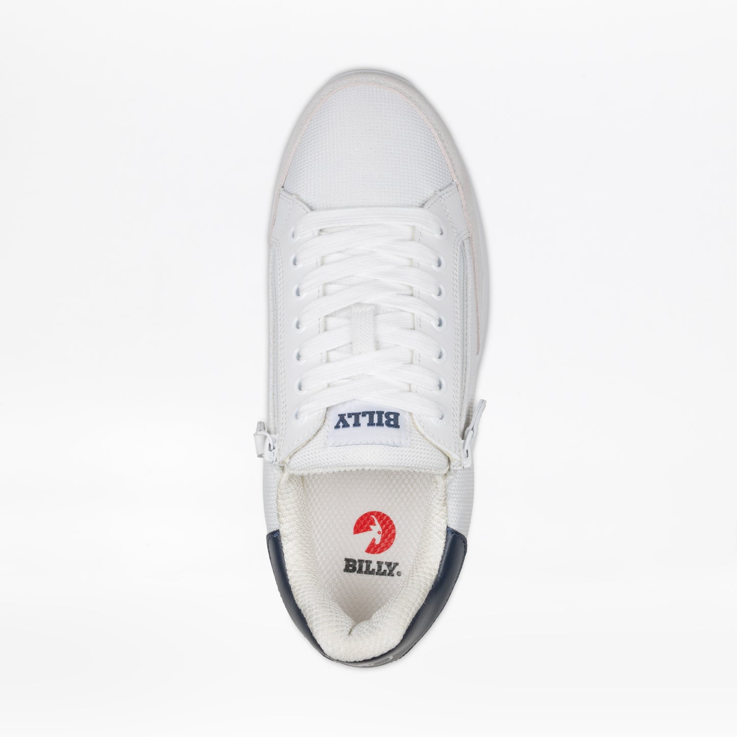Men's White/Navy BILLY Comfort Court