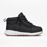 Women's Black Leather BILLY Cozy Goat