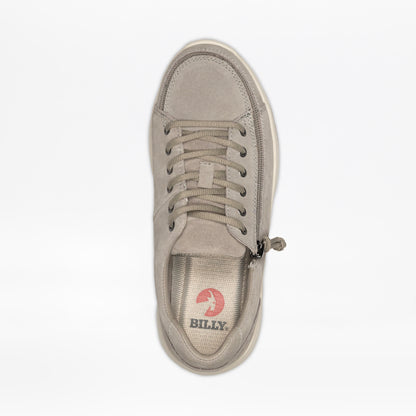 Women's Grey Suede BILLY Comfort Low