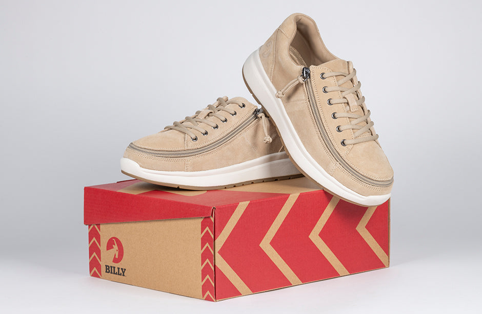 Beige suede shoes online