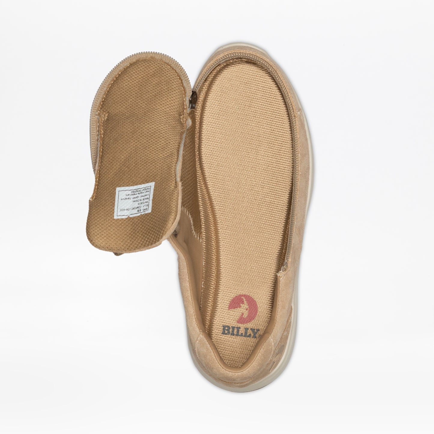 Women's Tan Suede BILLY Comfort Low