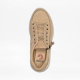 FINAL SALE - Women's Tan Suede BILLY Comfort Low