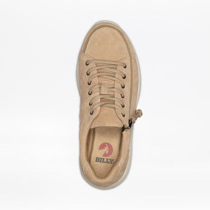 Women's Tan Suede BILLY Comfort Low