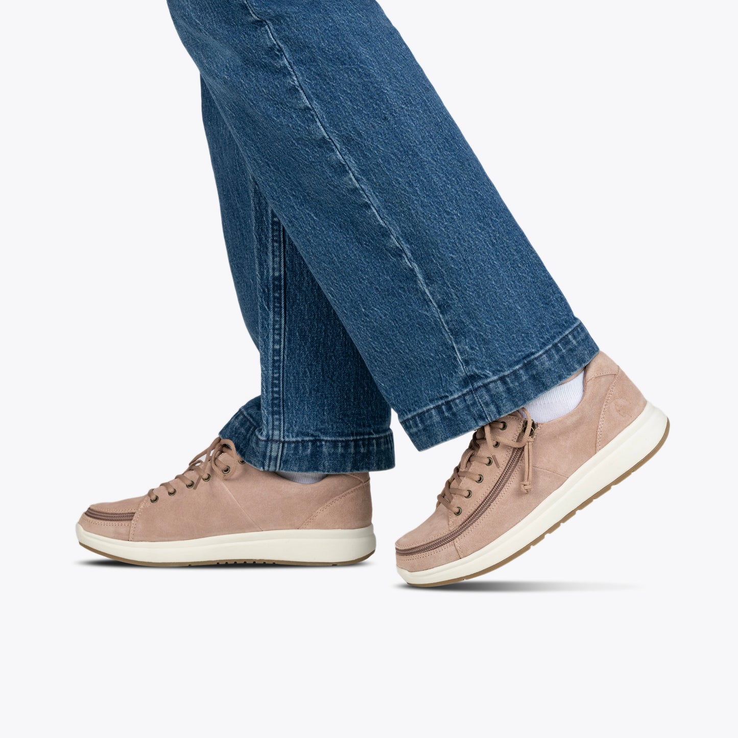 Women's Blush Suede BILLY Comfort Low