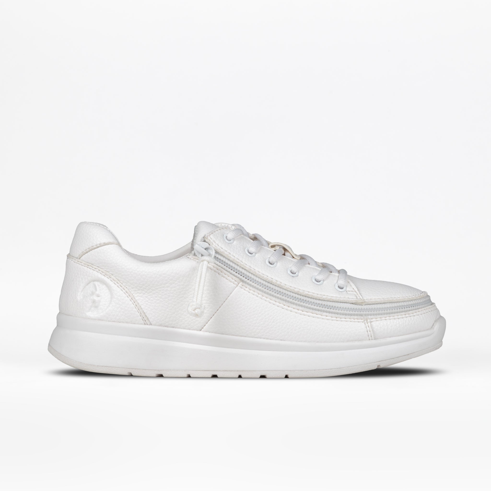 White sneaker on a white background