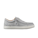 Grey sneaker on a white background