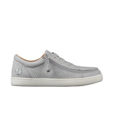 Grey sneaker on a white background