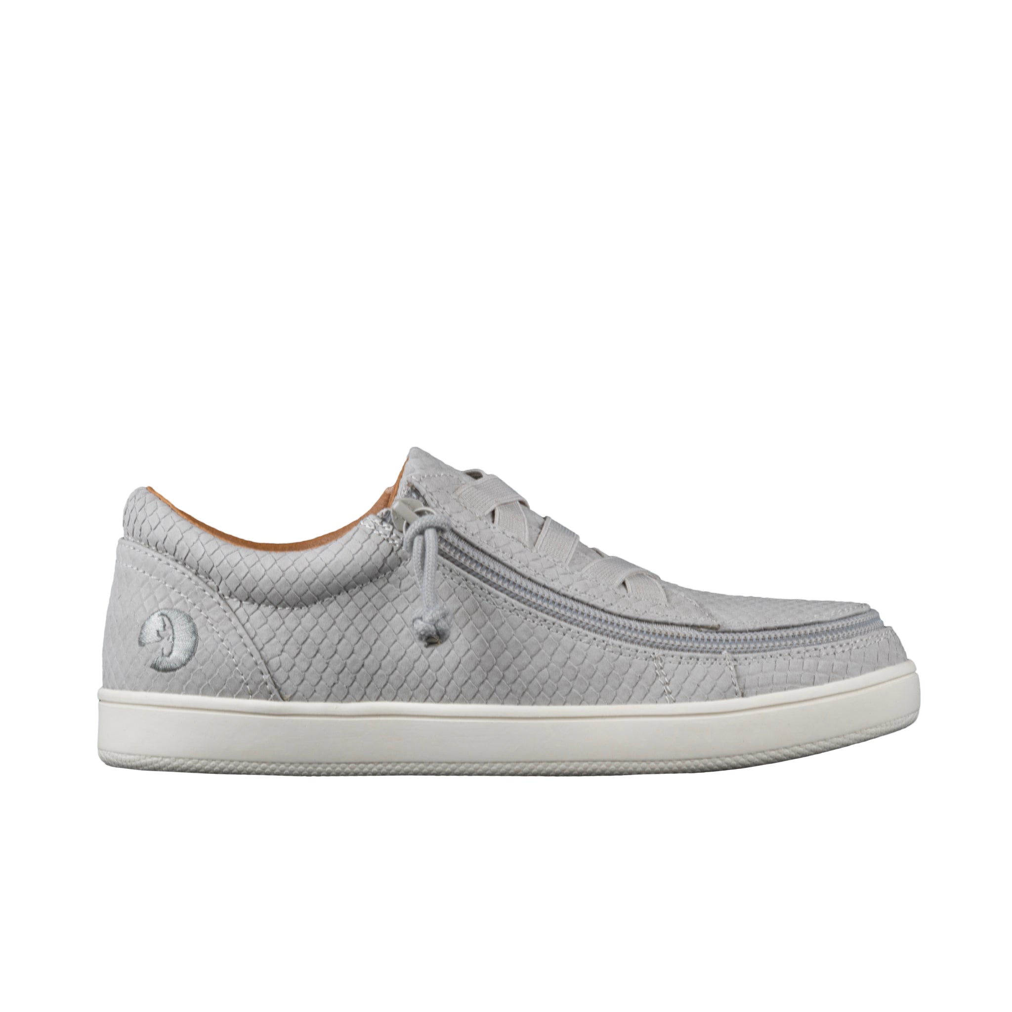 Grey sneaker on a white background