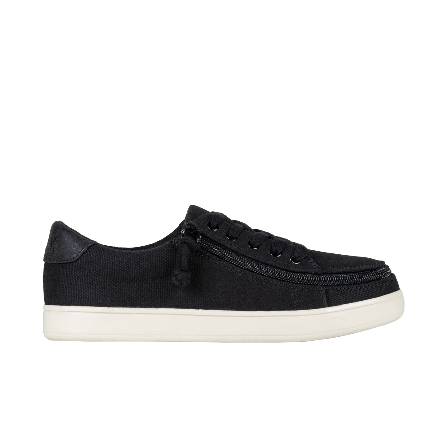 FINAL SALE - Women's Black Canvas BILLY Sneaker Low Tops