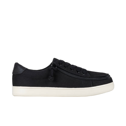 FINAL SALE - Women's Black Canvas BILLY Sneaker Low Tops