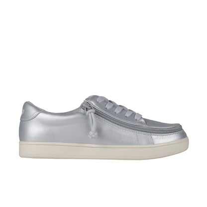 FINAL SALE - Women's Silver Grey Metallic BILLY Sneaker Low Tops