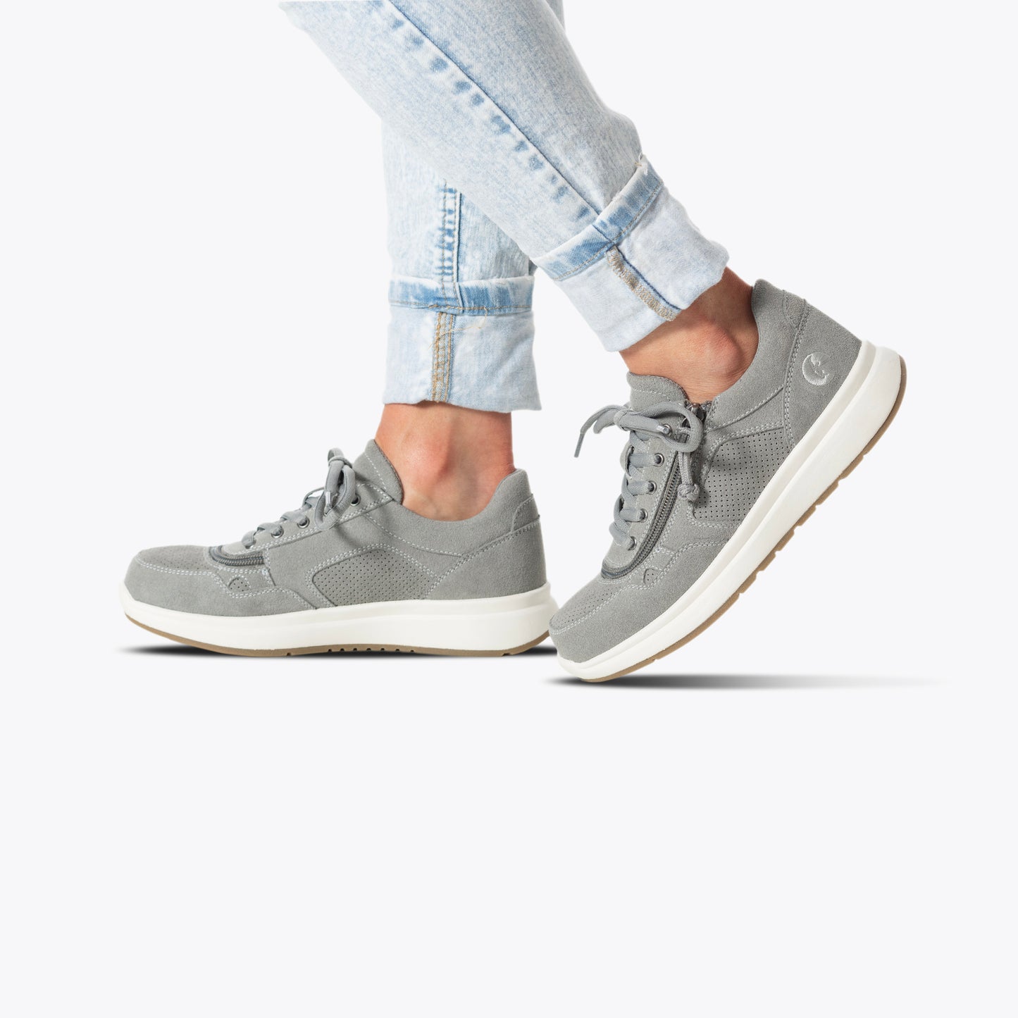 Women's Grey Suede BILLY Comfort Jogger