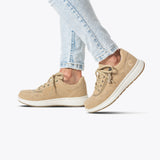 FINAL SALE - Women's Tan Suede BILLY Comfort Jogger