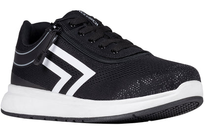 Women's Black/White BILLY Comfort Inclusion Athletic Sneakers (Extra-Wide Only)
