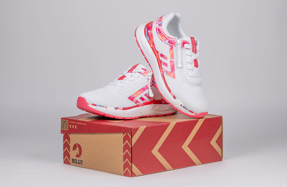 Women's Pink Marble BILLY Sport Inclusion Athletic Sneakers