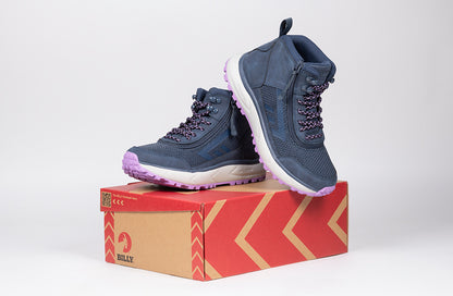 Women's Navy/Purple BILLY Inclusion Trail Boots