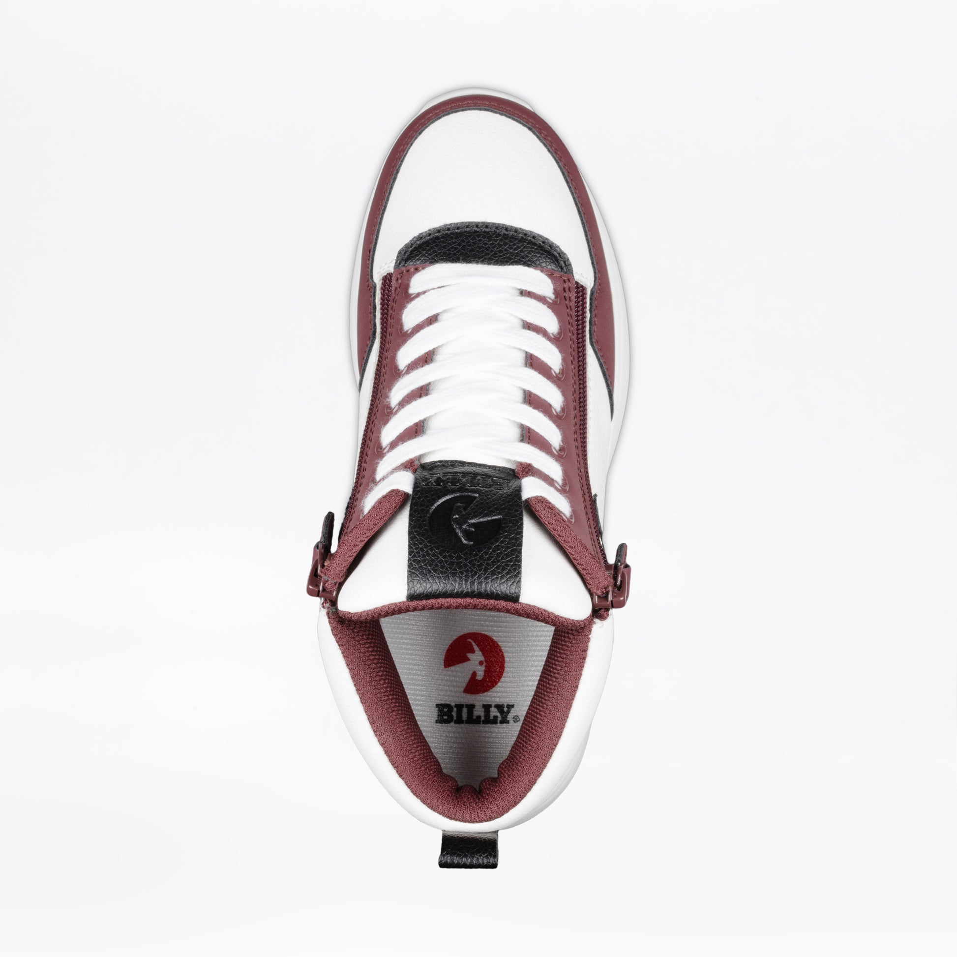 Women's White/Wine/Black BILLY Comfort DZ High