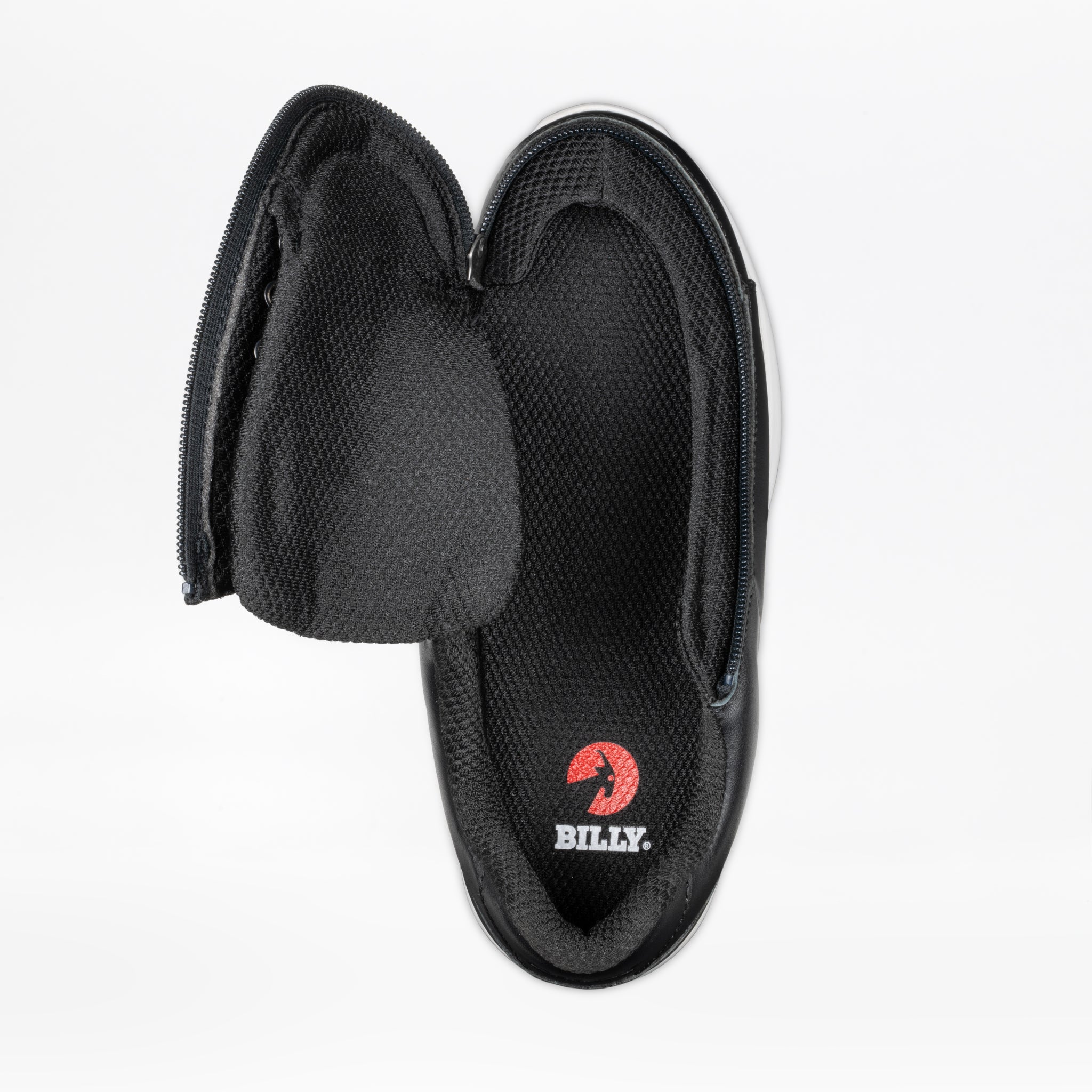 Women's Black Leather BILLY Comfort Plush – BILLY Footwear
