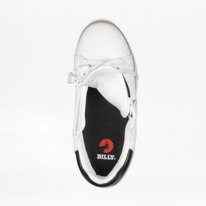 Women's White Leather BILLY Comfort Luxe