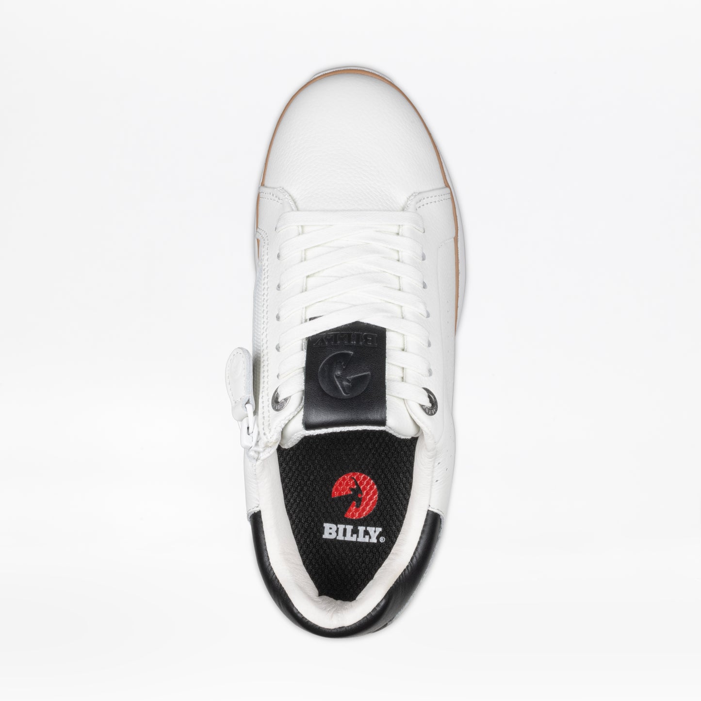 Women's White Leather BILLY Comfort Luxe