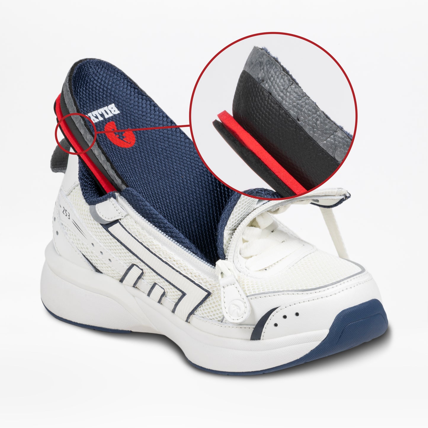 Women's White/Navy BILLY Limitless 253