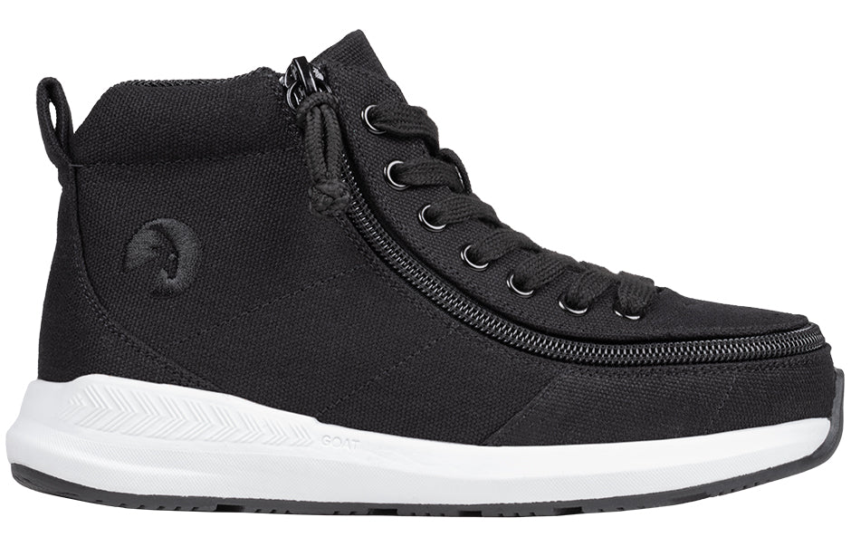 Black BILLY Goat Classic High Top AFO Friendly Shoes BILLY Footwear