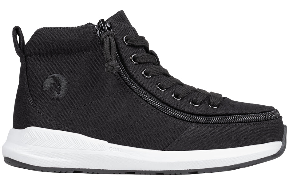 Black BILLY Goat Classic High Top AFO-Friendly Shoes