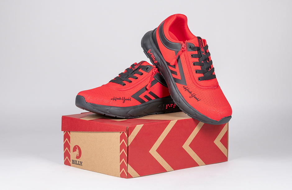 Men's Kodify Red BILLY Sport Inclusion Athletic Sneakers