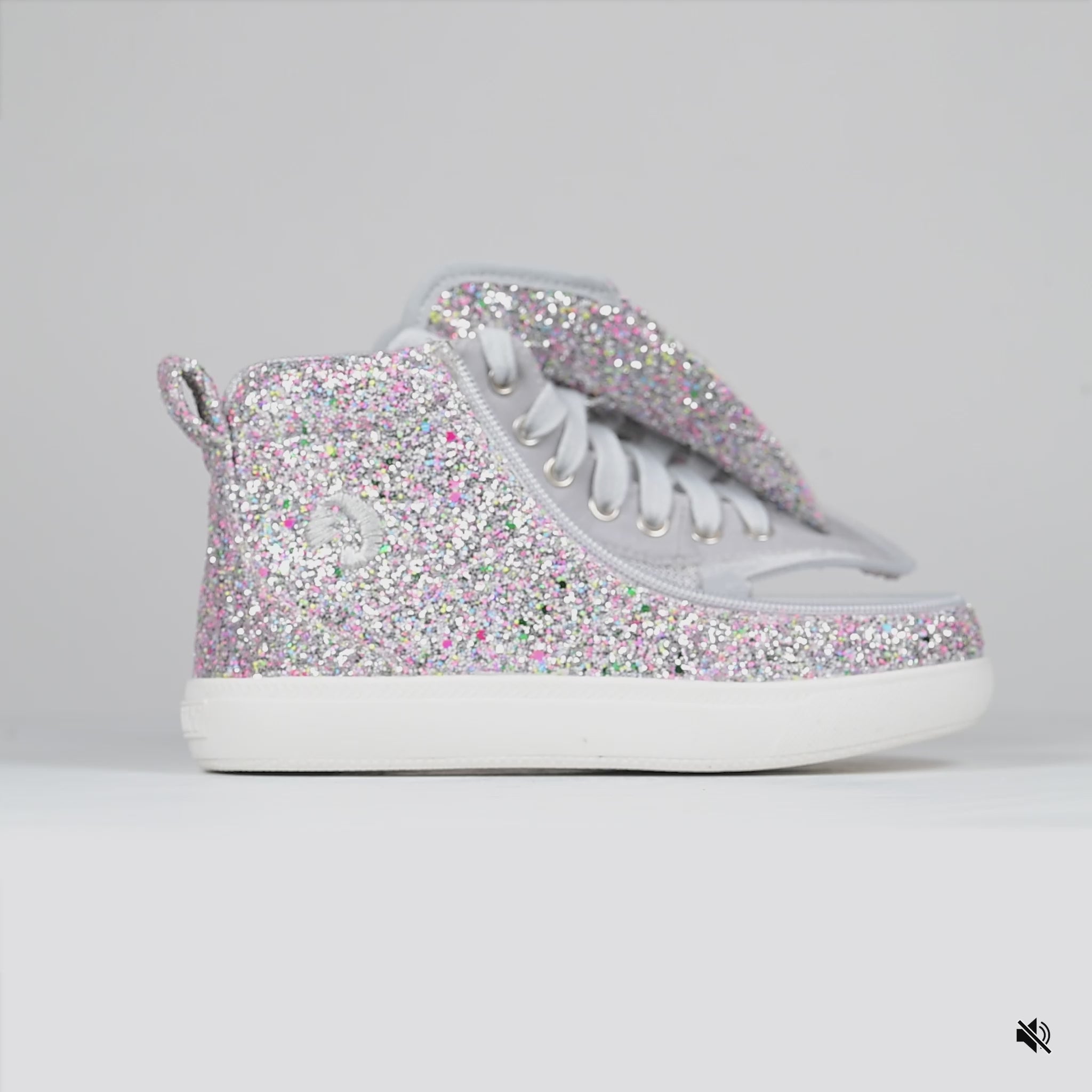 Silver Multi Glitter BILLY Classic D|R II High – BILLY Footwear