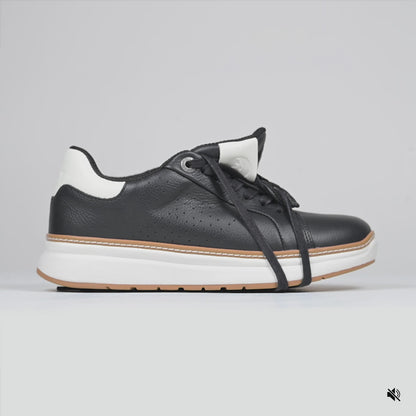 Women's Black Leather BILLY Comfort Luxe