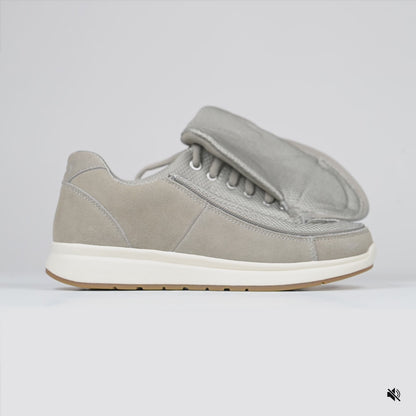 Women's Grey Suede BILLY Comfort Plush