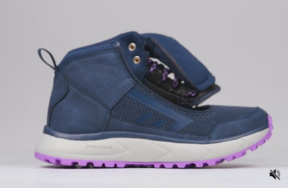 Women's Navy/Purple BILLY Inclusion Trail Boots