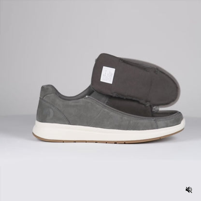 Men's Grey Suede BILLY Comfort Low